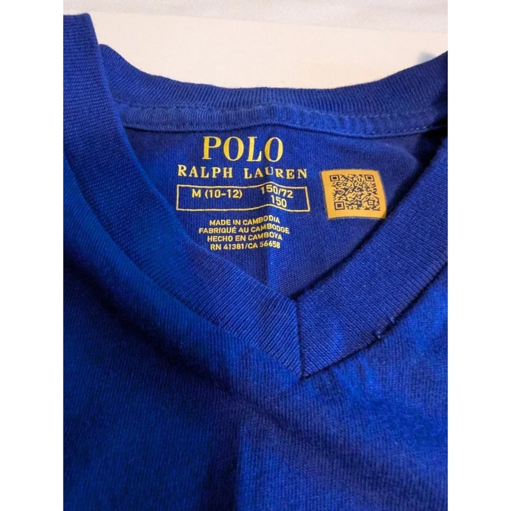 Ralph Lauren Boy's Polo  T Shirts Set of Three Size Med 10-12